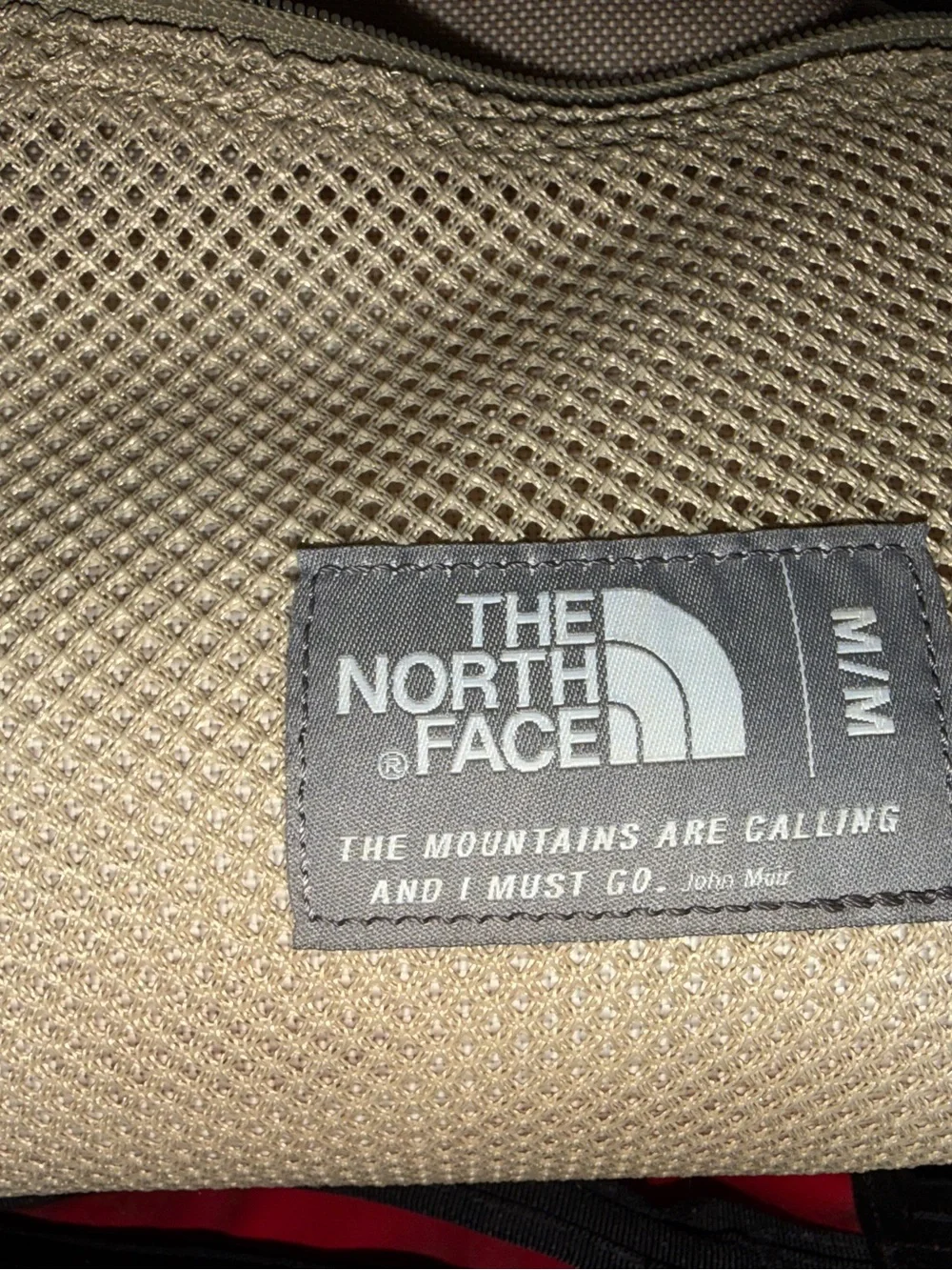 The North Face medium camo